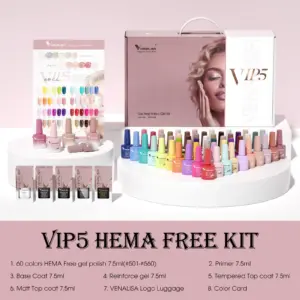 Venalisa VIP 5 Nail Gel set