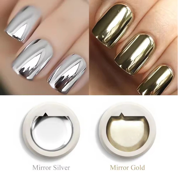 missor silver and gold طلاء أظافر فيناليسا المعدني المرآوي باللونين الفضي والذهبي